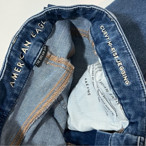 AMERICAN Eagle The Dream Jean Curvy Hi Rise Jegging Size 0 - Picture 2 of 5